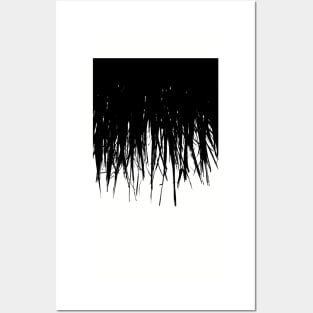 Concrete Fringe Black Posters and Art